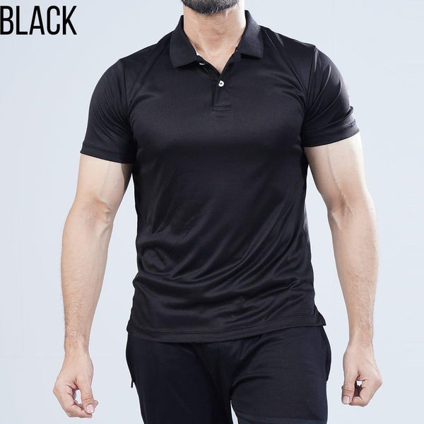 Alesma Branded Black polo t shirts