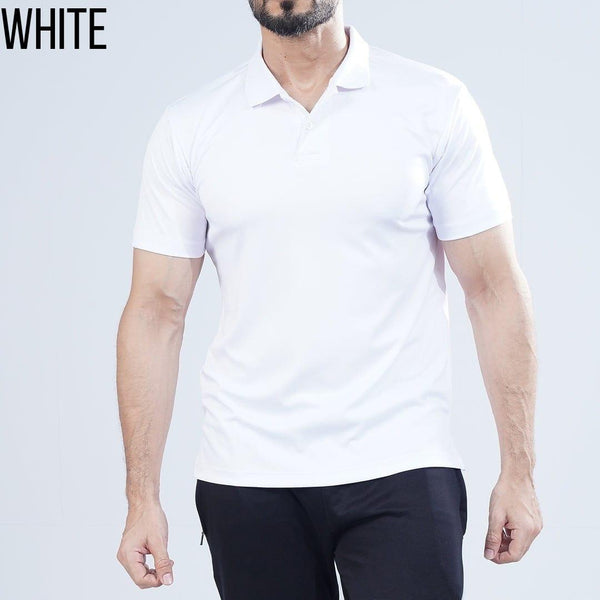 Alesma Branded White polo shirts